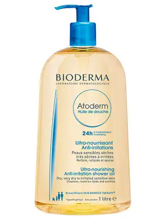 aceite de ducha hidratante para piel seca Bioderma Atoderm