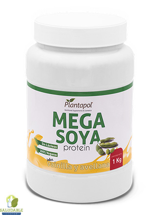 parafarmacia saludable center mega soya protein sabor vainilla y avellana plantapol proteina de soja