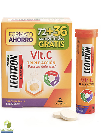 vitamina C leotron 72+36